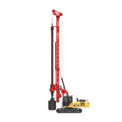 SR155 C10 কনস্ট্রাকশন পাইলিং মেশিন 44m হাইড্রোলিক রোটারি ড্রিলিং